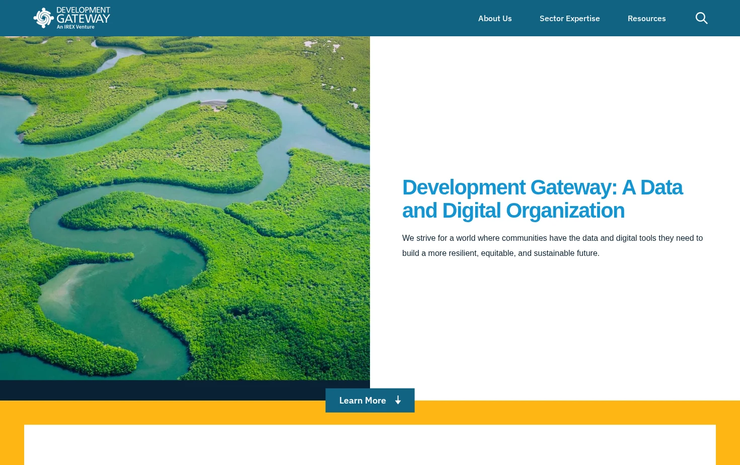 Development Gateway: An IREX Venture 页面快照